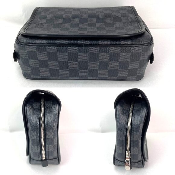 Louis Vuitton Damier Graphite Hanging Toiletry Kit Pouch - Picture 4 of 11